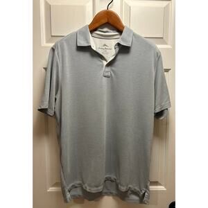 Tommy Bahama Men's Grey Polo Shirt Island Zone Performance, Size L